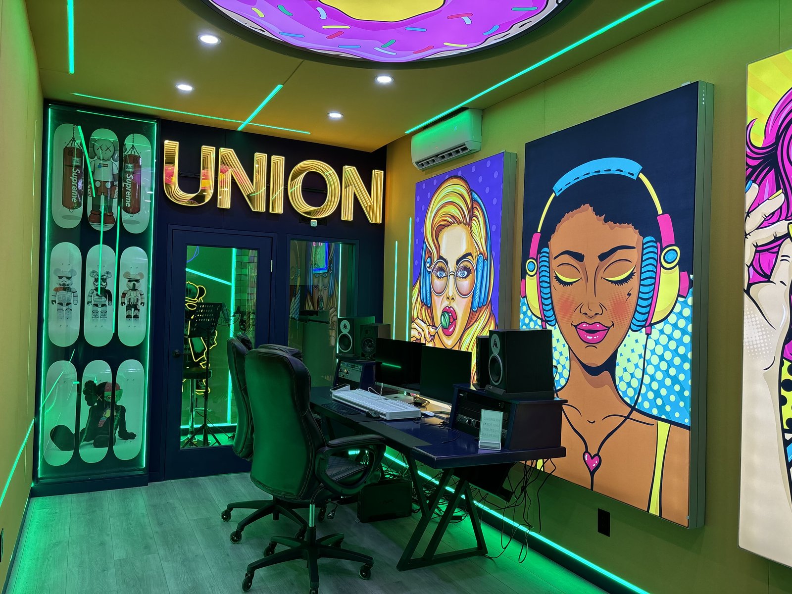 UNION Recording Studio recording rooms - things to look for as a beginner